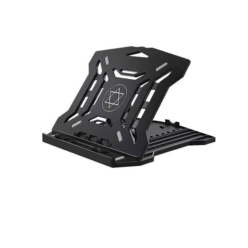 Adjustable Laptop Stand with 360-Degree Base for Desk Riser Home Office Holder - Black V528-PERGONOMIC-ADJUSTABLE75689