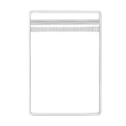 100pcs PVC Self-Sealing Jewelry Bags Anti-Oxidation Storage Dustproof Bags - 12*12cm V528-PET-BAG-100PCS-120-120-185309