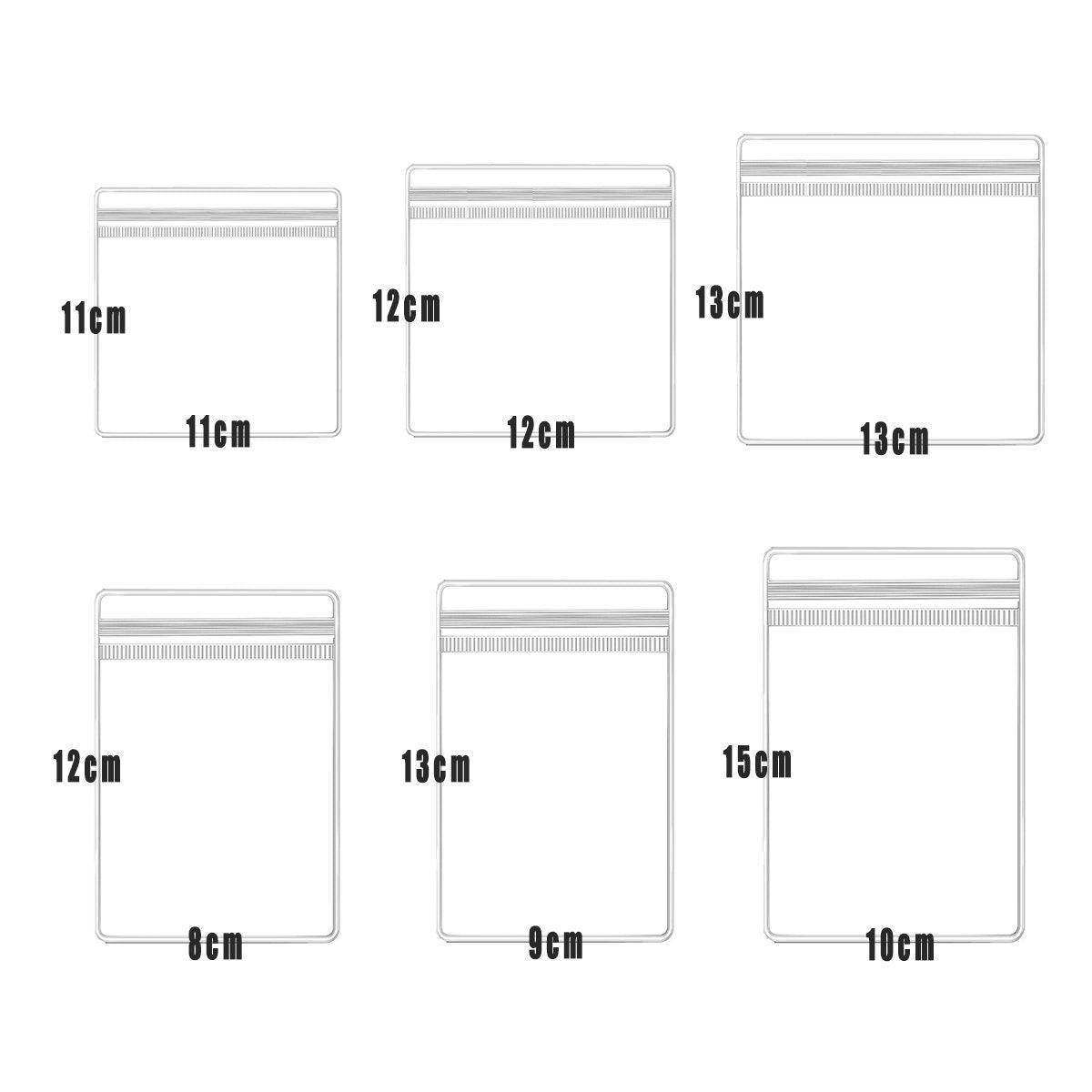 100pcs PVC Self-Sealing Jewelry Bags Anti-Oxidation Storage Dustproof Bags - 7*10cm V528-PET-BAG-100PCS-70-100-673510