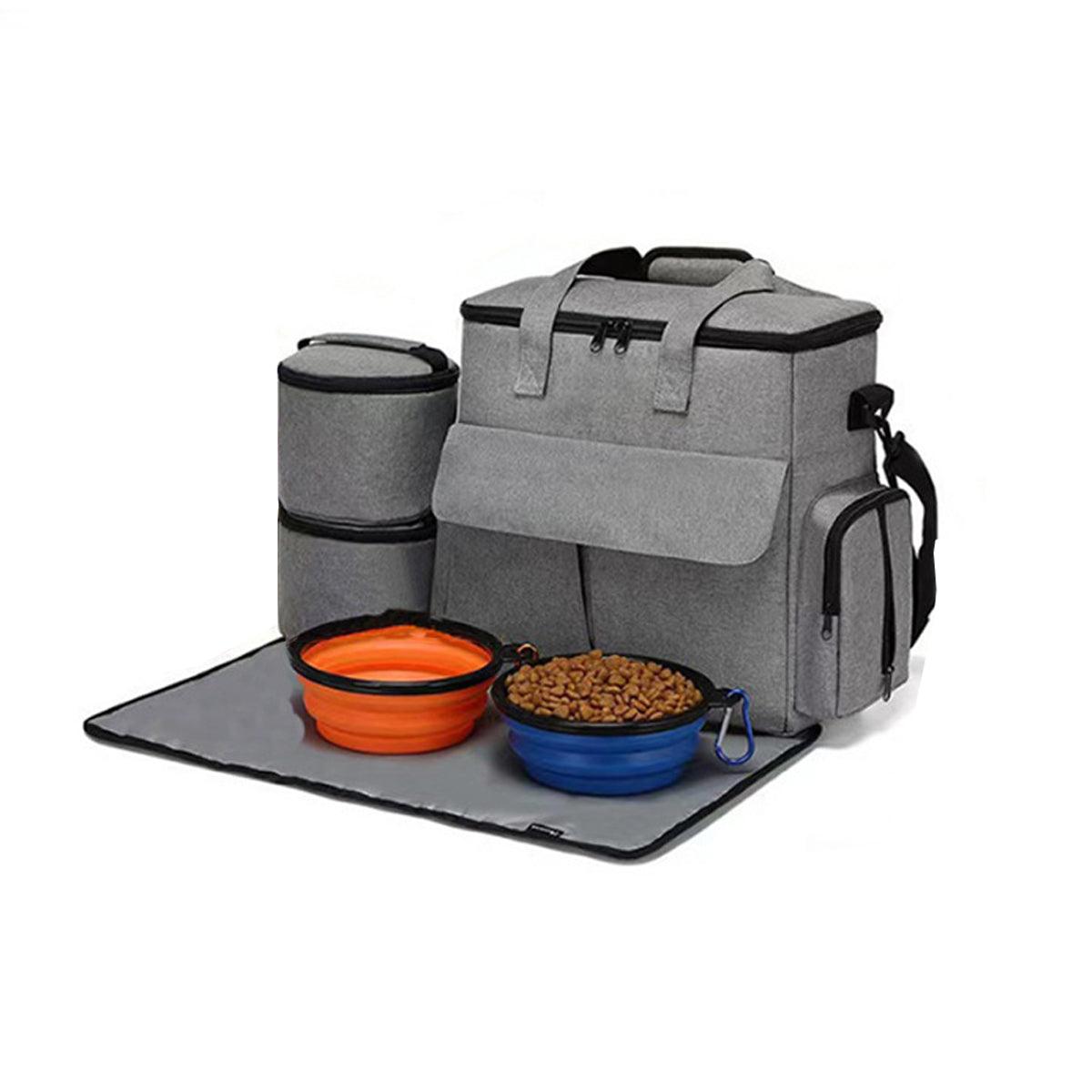 6PCS Pet Travel Outing Backpack Large Capacity Folding Storage Multifunctional V528-PET-BAG-6PCS-GREY-807384
