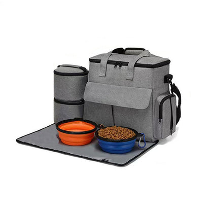 6PCS Pet Travel Outing Backpack Large Capacity Folding Storage Multifunctional V528-PET-BAG-6PCS-GREY-807384