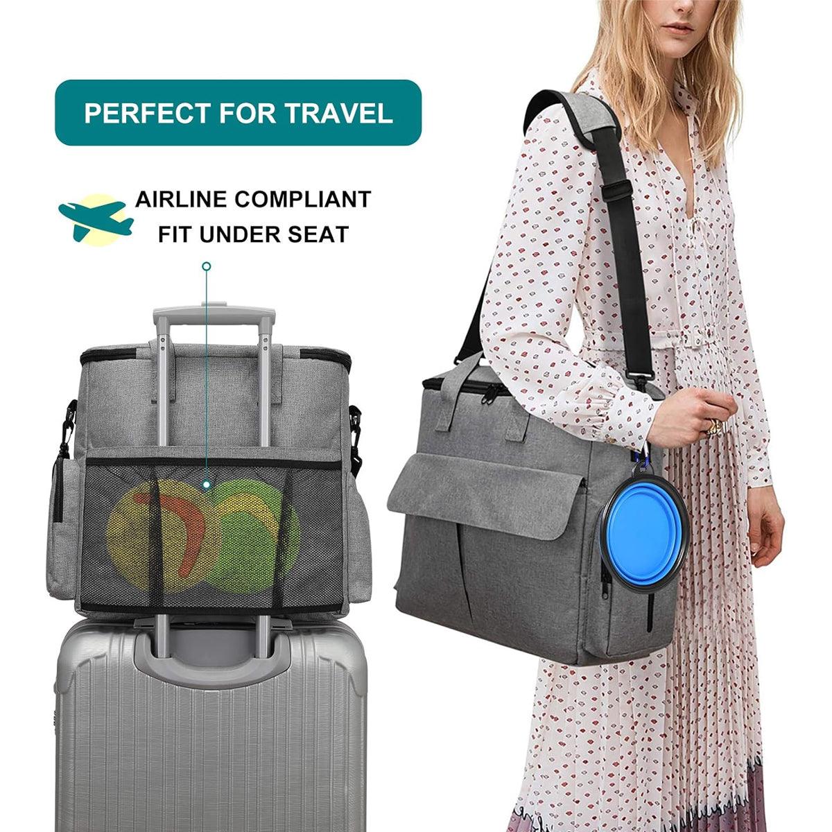 6PCS Pet Travel Outing Backpack Large Capacity Folding Storage Multifunctional V528-PET-BAG-6PCS-GREY-807384