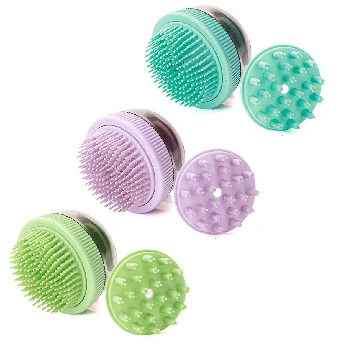 2PCS Pet Cleaning Brush Bath Massage Gel Dispenser Cats Dogs Grooming Tool - Blue V528-PET-BATH-BRUSH-2PCS-BLUE-254205