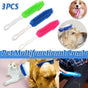 3PCS Pet Hair Remove Brush Car Detailing Brush Portable Dog Rubber Massage Brush V528-PET-BATH-COMB-3PCS-465829