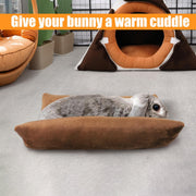 Small Animal Bed Cushion Plush Sleeping Mat for Pet Carrier Cage Nest Hamster - Brown V528-PET-BED-BROWN-738890