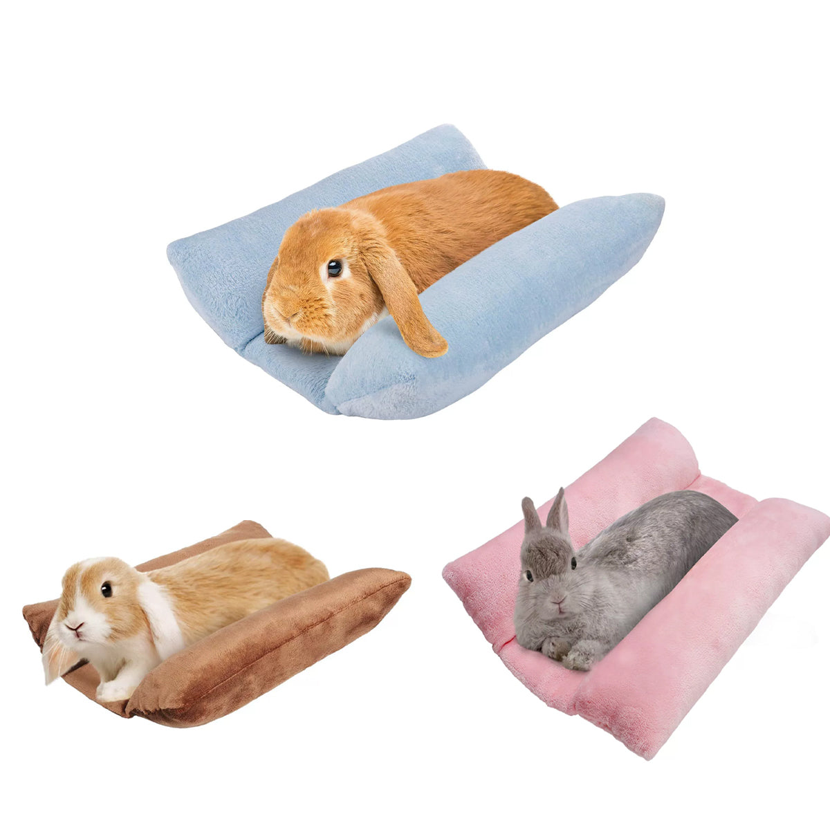 Small Animal Bed Cushion Plush Sleeping Mat for Pet Carrier Cage Nest Hamster - Pink V528-PET-BED-PINK-329915