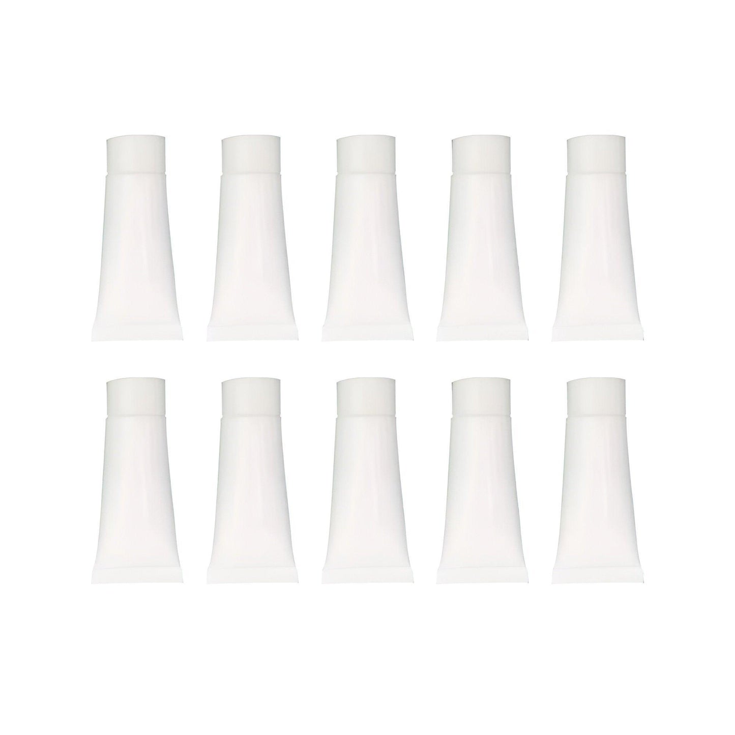 10x Soft Cosmetic Tubes for Face Wash Hand Cream Lotion Packaging Containers - 10ml V528-PET-BOTTLE-10PCS-10ML-196707