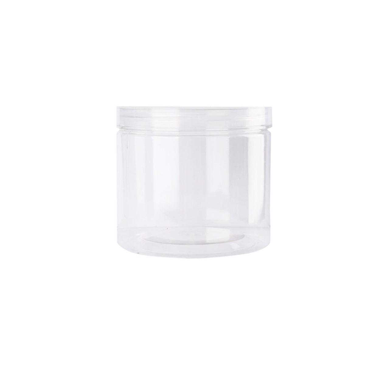 Wide Mouth Plastic Food Bottles 50pcs Transparent Sealed Storage Tanks Container - 8.5cm x 20cm V528-PET-BOTTLE-50PCS-1000ML-819236