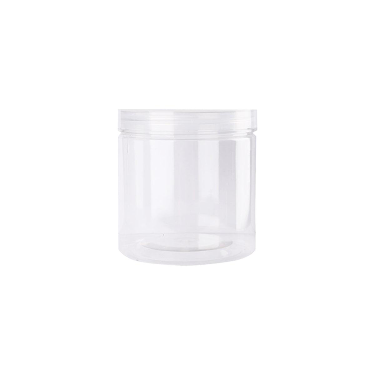 Wide Mouth Plastic Food Bottles 50pcs Transparent Sealed Storage Tanks Container - 8.5cm x 20cm V528-PET-BOTTLE-50PCS-1000ML-819236