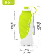 Pet Water Bottle 580ml Portable Outdoor Dog Cat Drinking Cup Travel Feeder V528-PET-BOTTLE-GREEN-613067