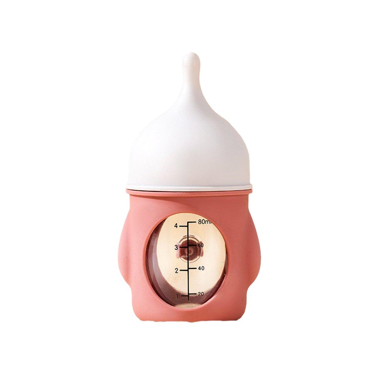Silicone Pet Milk Feeding Bottle with Scale for Small Puppies and Kittens 20ml 80ml - 20ml-Pink V528-PET-BOTTLE-PINK-20ML-686907