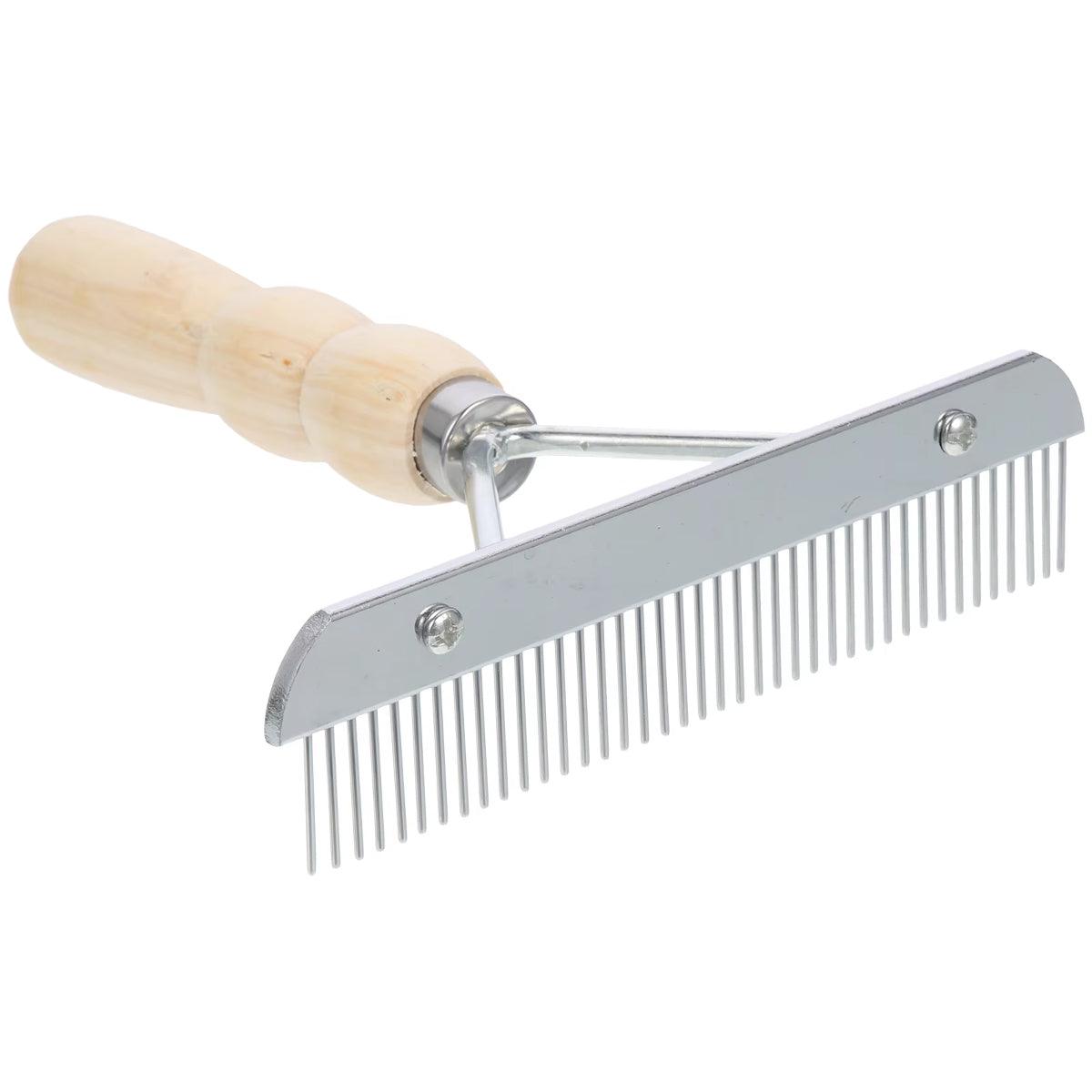 Pet Brush Hair Comb Grooming Rake Comb Dogs and Cats Shedding Deshedding Tool V528-PET-BRUSH-WOOD-916845