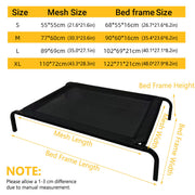 Heavy Duty Pet Raised Bed Elevated Trampoline Hammock Cat Dog Raised Deluxe - M V528-PET-CAMP-BED-M-621124