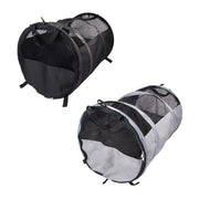 Foldable Pet Car Carrier Bag Breathable Travel Tent Portable Kennel for Transport - Grey V528-PET-CAR-BAG-L-GREY-983745