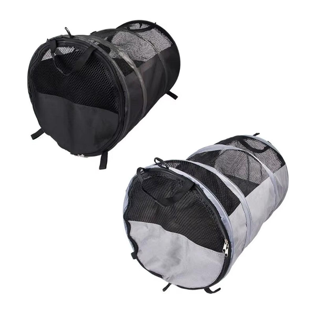 Foldable Pet Car Carrier Bag Breathable Travel Tent Portable Kennel for Transport - Grey V528-PET-CAR-BAG-L-GREY-983745