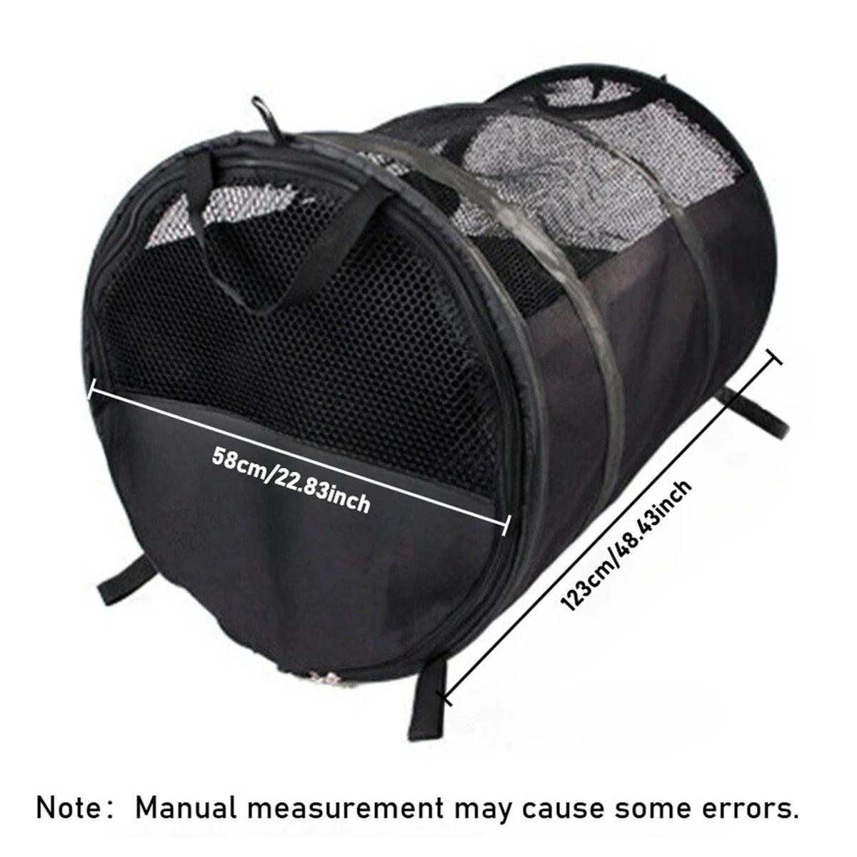Foldable Pet Car Carrier Bag Breathable Travel Tent Portable Kennel for Transport - Grey V528-PET-CAR-BAG-L-GREY-983745