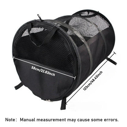Foldable Pet Car Carrier Bag Breathable Travel Tent Portable Kennel for Transport - Grey V528-PET-CAR-BAG-L-GREY-983745