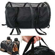 Foldable Pet Car Carrier Bag Breathable Travel Tent Portable Kennel for Transport - Grey V528-PET-CAR-BAG-L-GREY-983745
