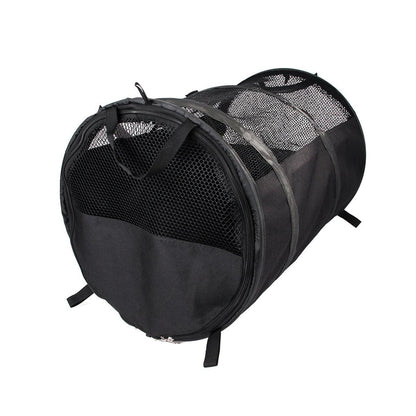 Foldable Pet Car Carrier Bag Breathable Travel Tent Portable Kennel for Transport - Grey V528-PET-CAR-BAG-L-GREY-983745