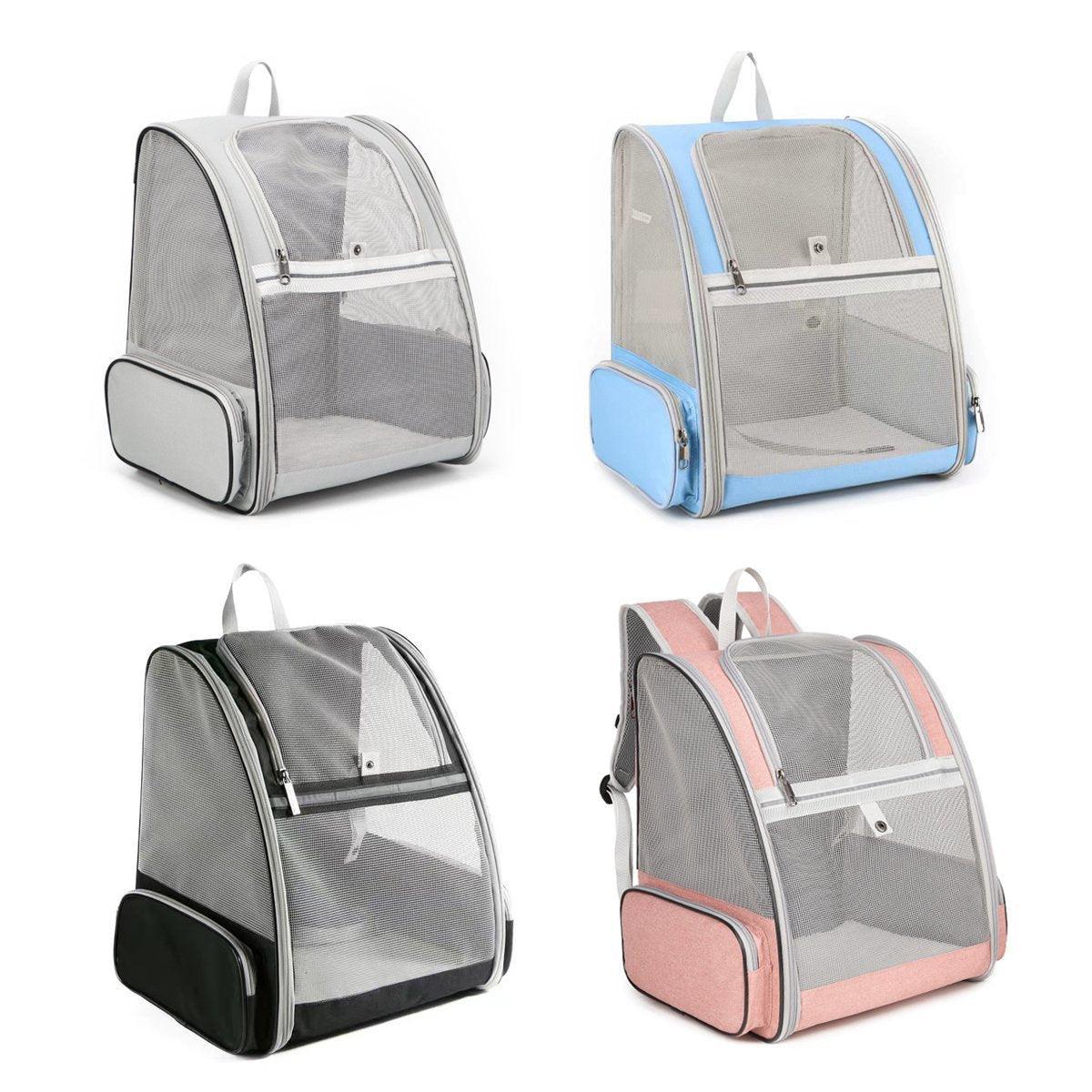 Large Foldable Breathable Portable Cat Dog Bag Outdoor Shoulder Pet Backpack - Pink V528-PET-CARRIER-BAG-PINK-669287