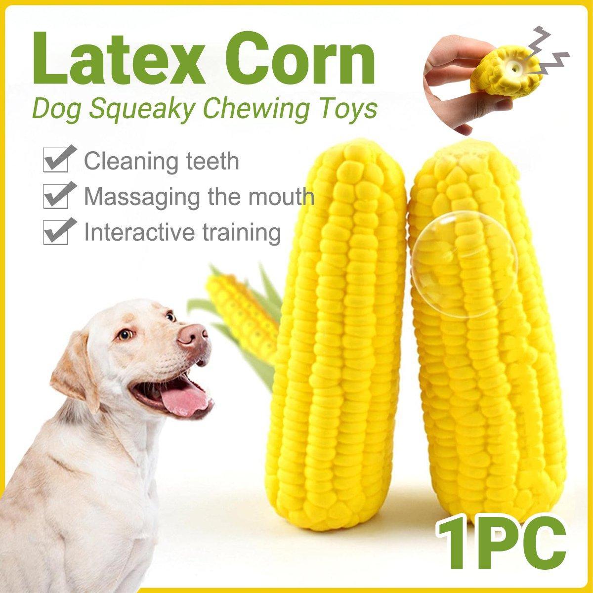 Grinding Teething Pet Toy Corn-Shaped Dog Chewing Toy Pet V528-PET-CHEW-TOY-MAIZE-859006