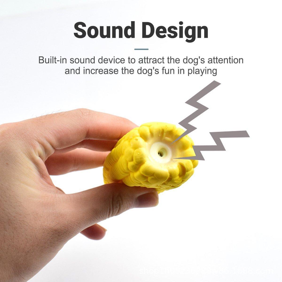 Grinding Teething Pet Toy Corn-Shaped Dog Chewing Toy Pet V528-PET-CHEW-TOY-MAIZE-859006