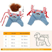 Halloween Dog Costume Pet Accessories Funny Dress Up for Small Medium Dogs - Hat Model-M V528-PET-CLOTHES-MZ-M-859420