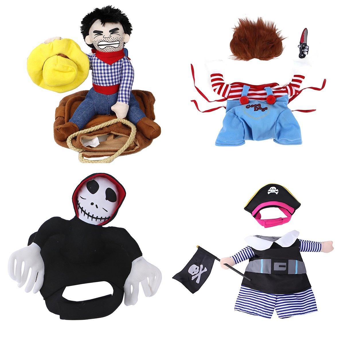 Halloween Dog Costume Pet Accessories Funny Dress Up for Small Medium Dogs - Hat Model-S V528-PET-CLOTHES-MZ-S-173617