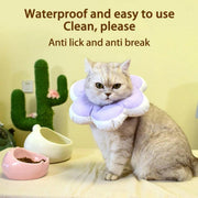 Elizabethan Cat Recovery Collar Anti Licking Pet Cone Protective Neck Ring - Purple-L V528-PET-COLLAR-PURPLE-L-688260