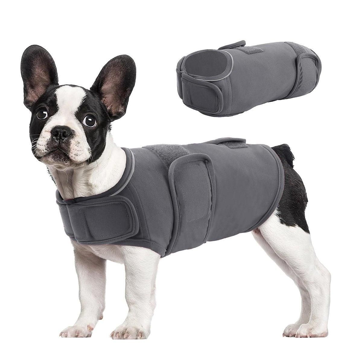 Pet Comfort Dog Relief Vest Jacket Soft Anxiety Coat for Small Medium Large Dogs - M V528-PET-COMFORTER-GREY-M-966490