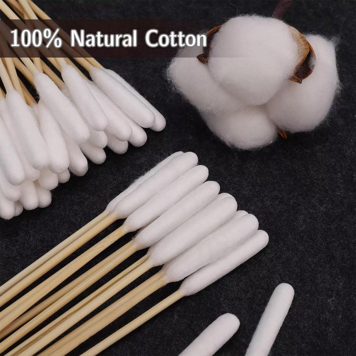 200PCS Pet Ear Eye Nose Cleaning Cotton Swabs Disposable Dog Cat Grooming Tools V528-PET-COTTON-SWAB-200PCS-192415