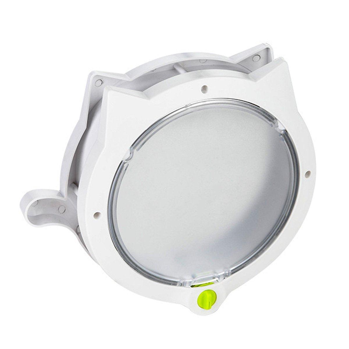 Cat Ear Pet Door for Cats and Dogs Easy In and Out Access Durable Pet Supplies - White V528-PET-DOOR-WHITE-607978
