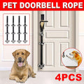 4PCS Pet Training Doorbell Rope Cat Teaser Toy Bell Interactive Play Rope Bell V528-PET-DOORBELL-ROPE-4PCS-837235