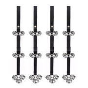 4PCS Pet Training Doorbell Rope Cat Teaser Toy Bell Interactive Play Rope Bell V528-PET-DOORBELL-ROPE-4PCS-837235