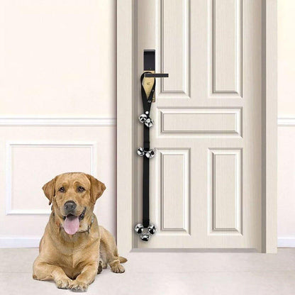 4PCS Pet Training Doorbell Rope Cat Teaser Toy Bell Interactive Play Rope Bell V528-PET-DOORBELL-ROPE-4PCS-837235