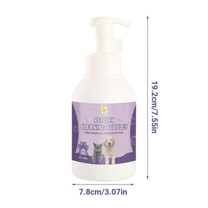 500ml Pet Leave In Dry Cleaning Foam No Rinse Bath Wash for Dogs and Cats V528-PET-DRY-CLEANING-FOAM-123920