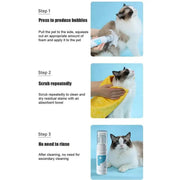 150ml Pet Dry Cleaning Foam Free Clear Body Wash Mousse for Dogs and Cats V528-PET-DRY-CLEANING-FOAM-915273