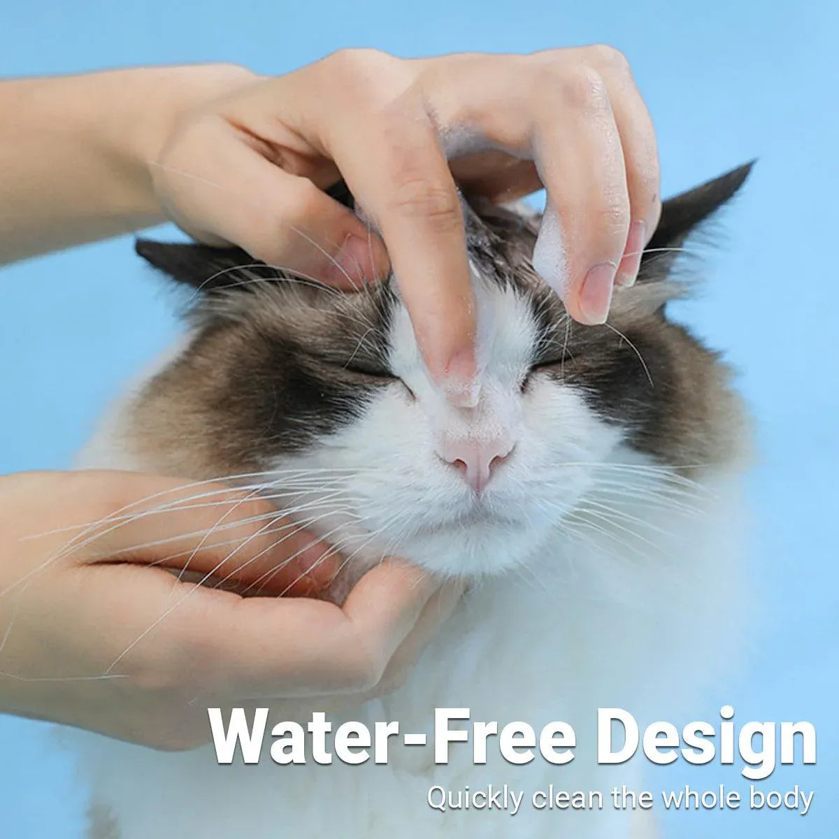 150ml Pet Dry Cleaning Foam Free Clear Body Wash Mousse for Dogs and Cats V528-PET-DRY-CLEANING-FOAM-915273