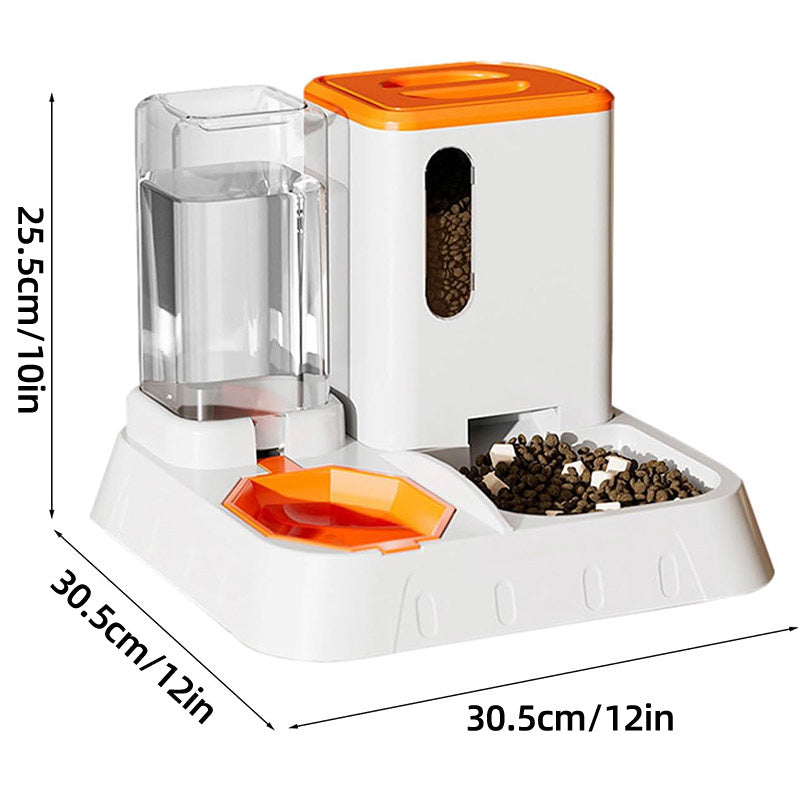 Pet Water Dispenser Automatic Feeder Bowl Cat Dog Drinking Fountain Food Feeding - Blue V528-PET-FEEDER-BLUE-684328