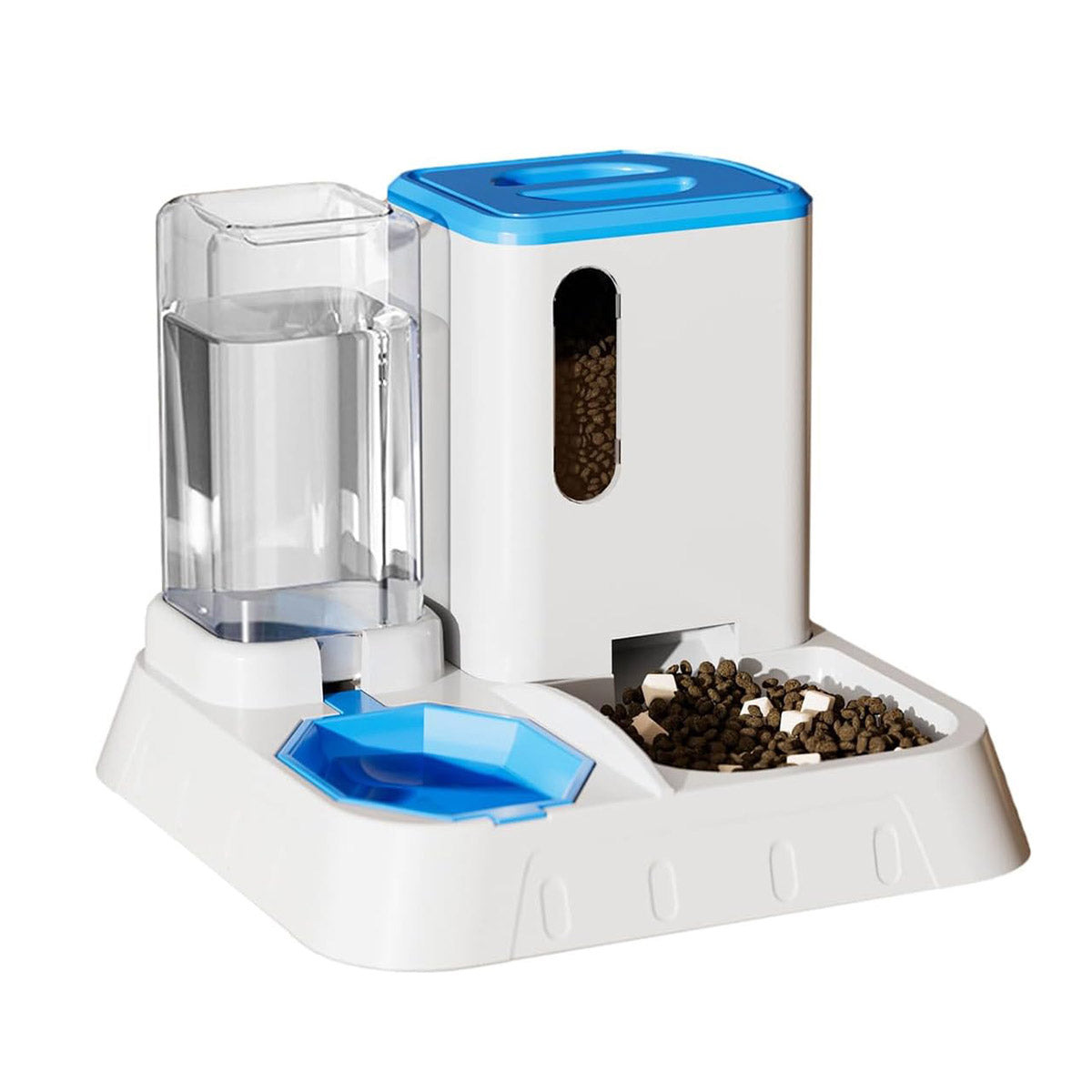 Pet Water Dispenser Automatic Feeder Bowl Cat Dog Drinking Fountain Food Feeding - Blue V528-PET-FEEDER-BLUE-684328