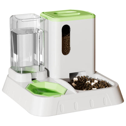 Pet Water Dispenser Automatic Feeder Bowl Cat Dog Drinking Fountain Food Feeding - Blue V528-PET-FEEDER-BLUE-684328
