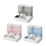 Automatic Cat Feeder Water Dispenser All in One Plastic Bowl for Cats and Dogs - Blue V528-PET-FEEDER-BLUE-784104