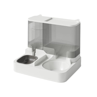 Automatic Cat Feeder Water Dispenser All in One Plastic Bowl for Cats and Dogs - Blue V528-PET-FEEDER-BLUE-784104