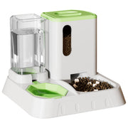 Pet Water Dispenser Automatic Feeder Bowl Cat Dog Drinking Fountain Food Feeding - Green V528-PET-FEEDER-GREEN-629416