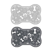 Pet Feeding Mat Non-slip Diatom Mud Absorbent Dirt-resistant Waterproof Placemat - Grey-40x60cm V528-PET-FEEDING-MAT-GREY-40-60-134696