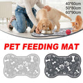 Pet Feeding Mat Non-slip Diatom Mud Absorbent Dirt-resistant Waterproof Placemat - Grey-60x90cm V528-PET-FEEDING-MAT-GREY-60-90-734811