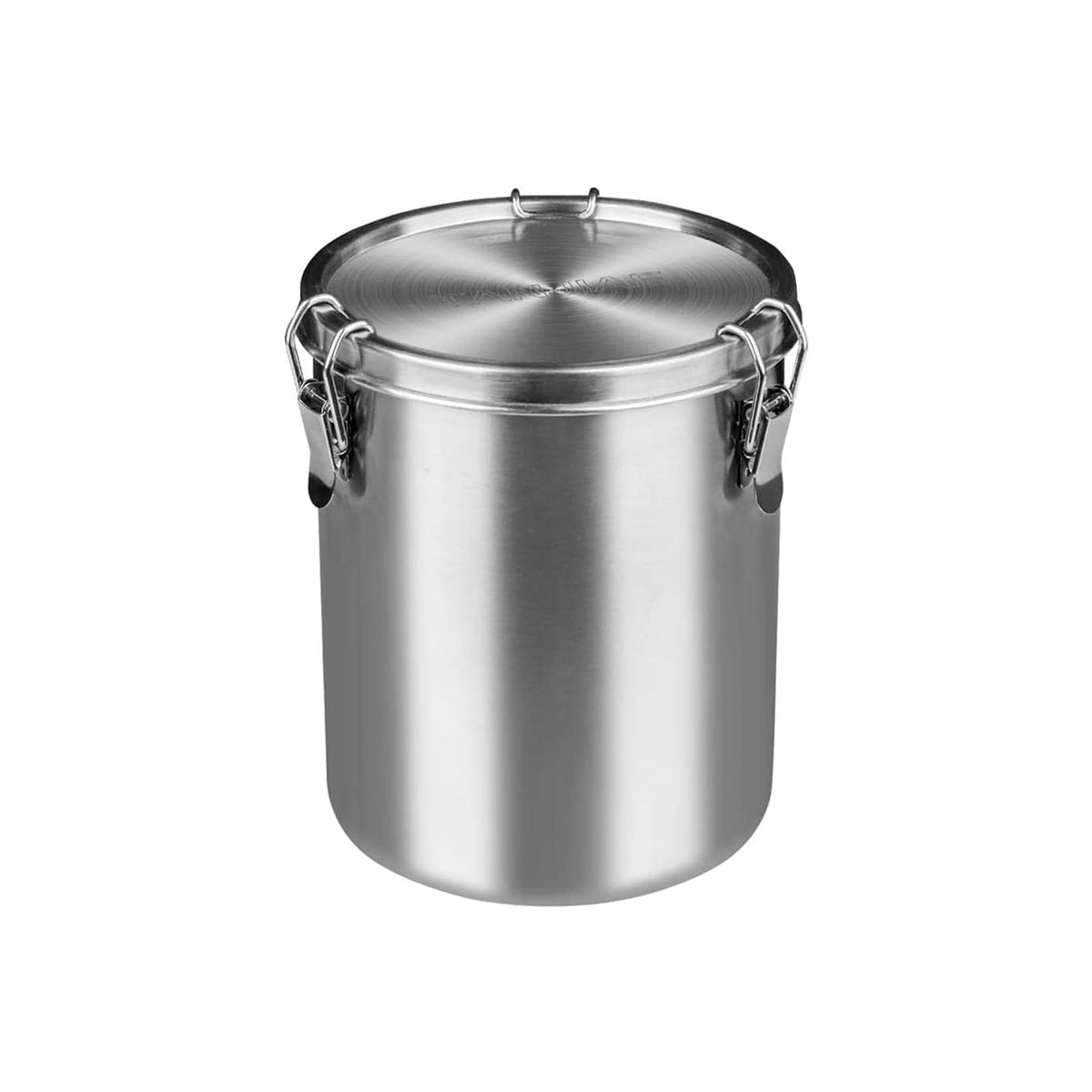 Stainless Steel Pet Food Storage Bucket Dog Cat Grain Container Bin Kitchen - 2500ml V528-PET-FOOD-PAIL-2500ML-572147