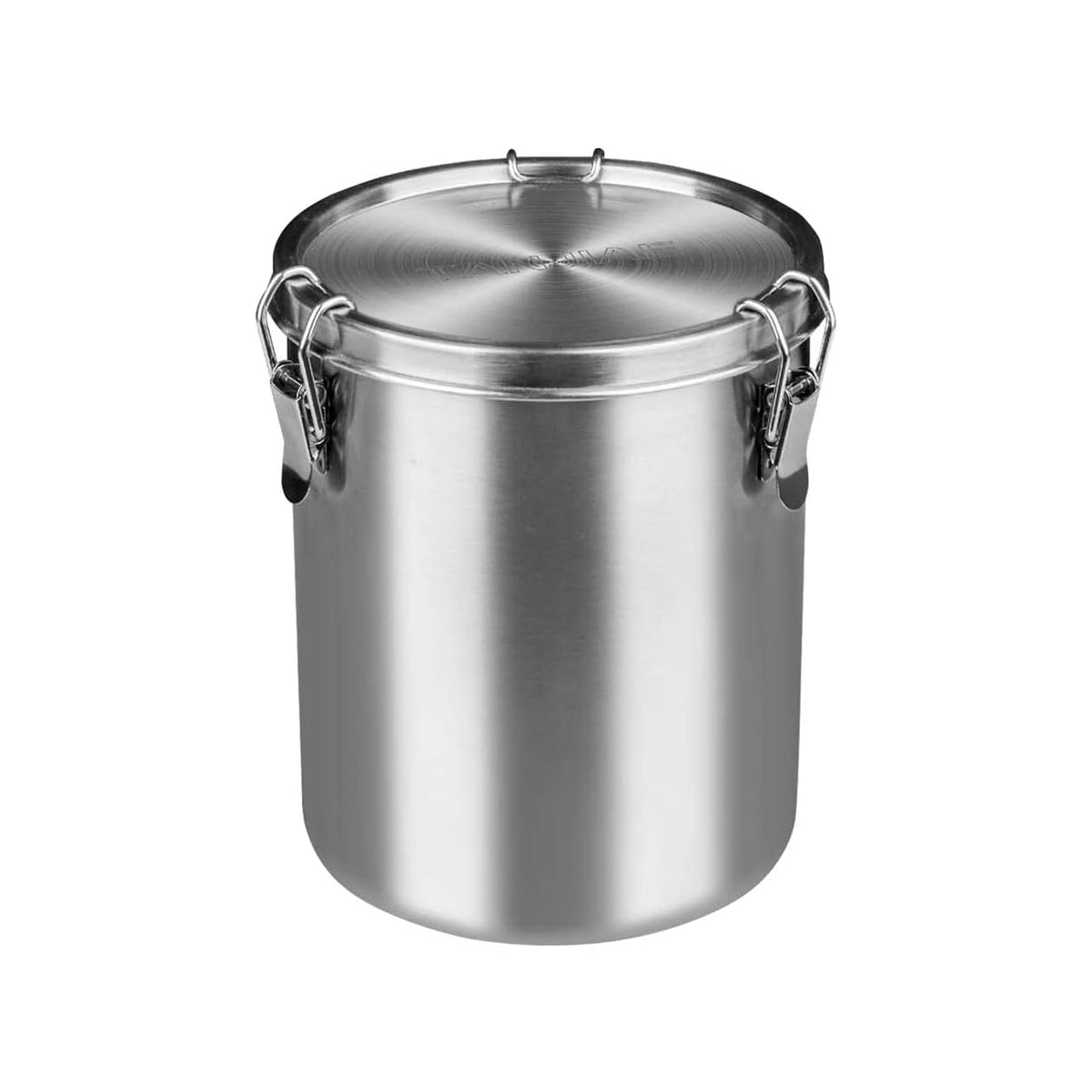 Stainless Steel Pet Food Storage Bucket Dog Cat Grain Container Bin Kitchen - 2500ml V528-PET-FOOD-PAIL-2500ML-572147