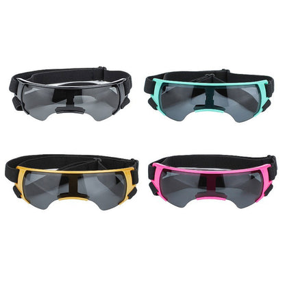 Pet Dog Sunglasses Goggles UV Eye Shield for Small Dogs Outdoor Travel Sunshade - Gold V528-PET-GLASSES-GOLD-146295