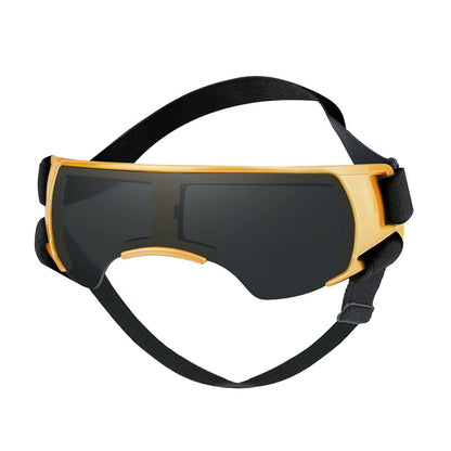 Pet Dog Sunglasses Goggles UV Eye Shield for Small Dogs Outdoor Travel Sunshade - Gold V528-PET-GLASSES-GOLD-146295